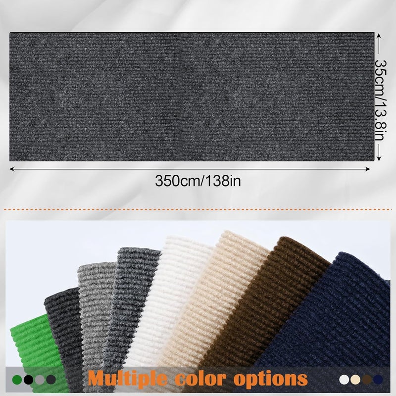 Inchoco Cat Scratch Furniture Protector - 138" x 13.8" Trimmable Self-Adhesive Cats Claws Scratch Pads, DIY Cat Climbing Couch Protector for Scratch Post Cat Tree Replacement Indoor (Dark Gray) - Image 2